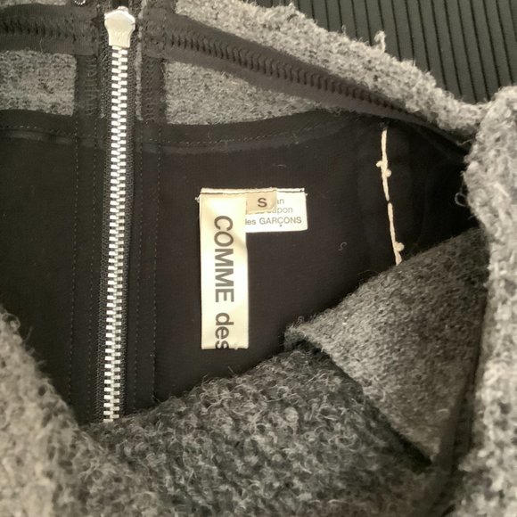 COMME DES GARCONS padded wool dress
